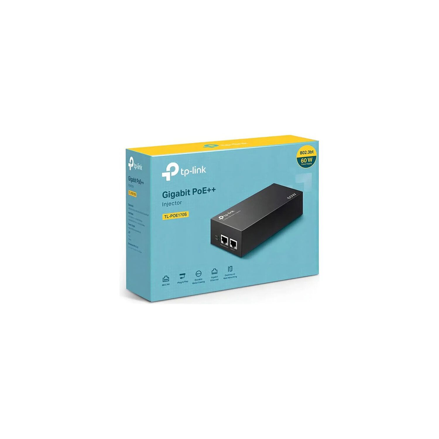 Inyector Poe Tp-link Tl-poe170s 110/220v 60w image number 1.0