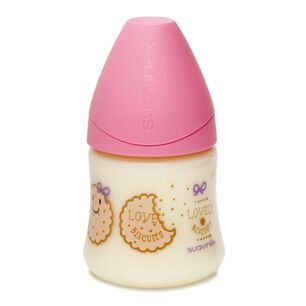 Mamadera 150ml Latex Galleta Rosada