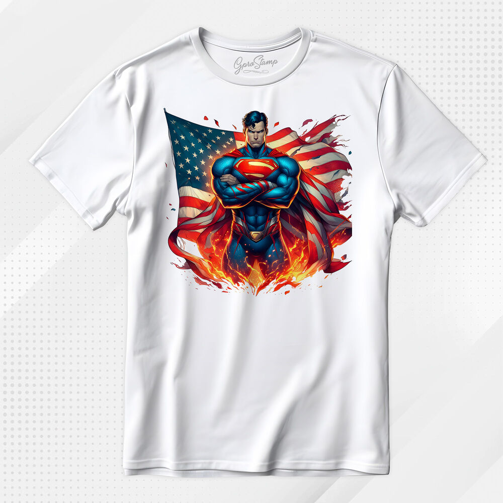 Polera Superman Dibujo Gprodis image number 0.0
