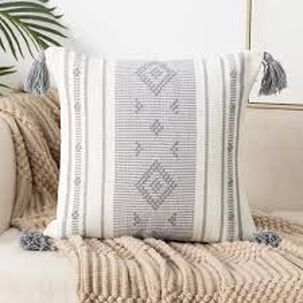 Set De 2 Cojines Kilim Con Borlas