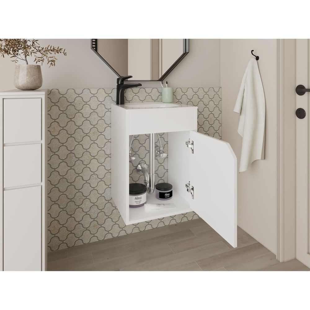 Vanitorio Flotante 55x39.4x32 Cm 1 Puerta image number 5.0