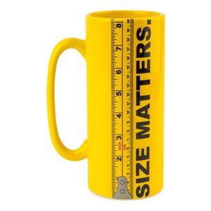 Taza Taz&oacute;n Mug Xl Gigante Size Matters El Tama&ntilde;o Importa