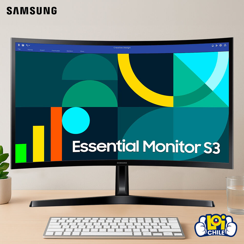 Monitor Curvo Samsung Essential M3 24" Fhd 100hz image number 8.0