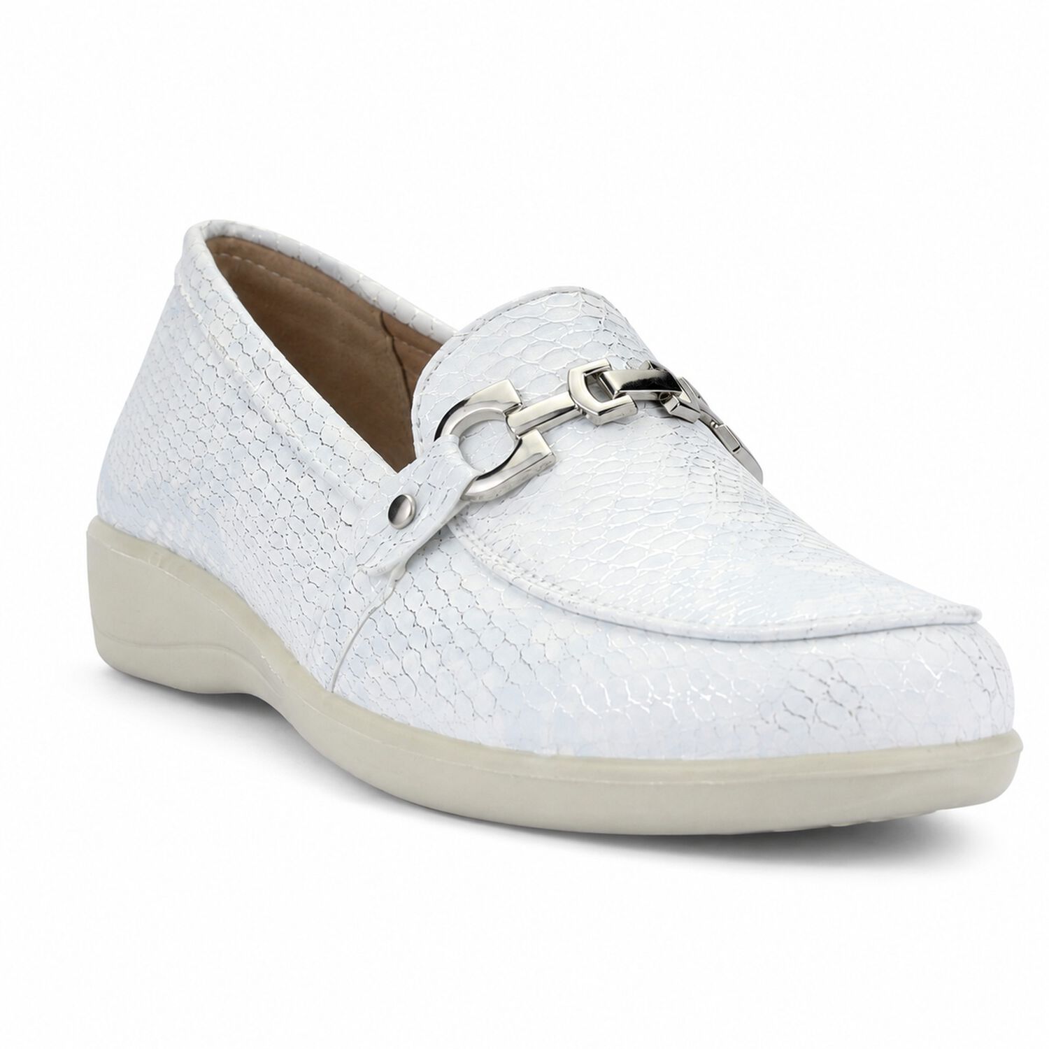 Mocasin Blanco Mujer Casual Chalada Denzen image number 2.0