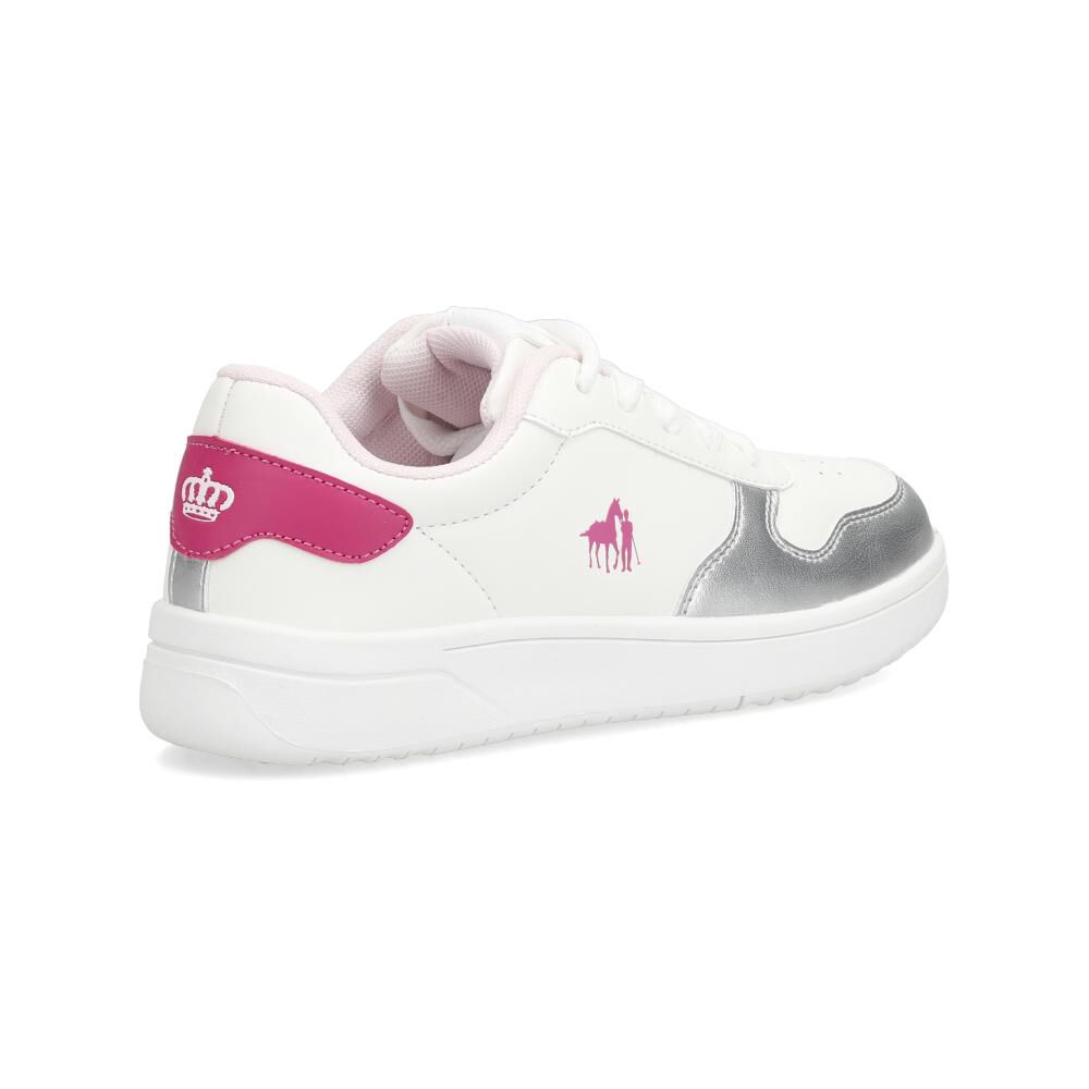 Zapatilla Infantil Niña The King's Polo Club White image number 3.0