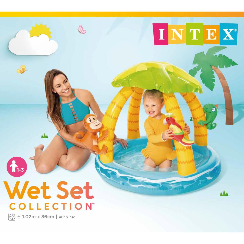 Juego Inflable Isla Tropical Intex 102 X 86 Cm 45 Litros image number 2.0