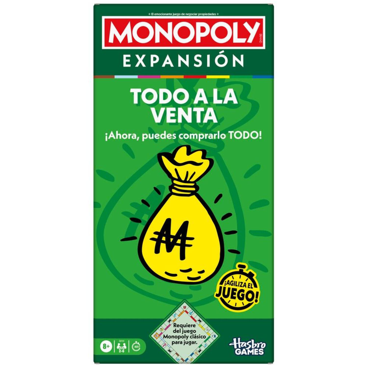 Juego De Mesa Monopoly Expansi&oacute;n Todo A La Venta image number 0.0
