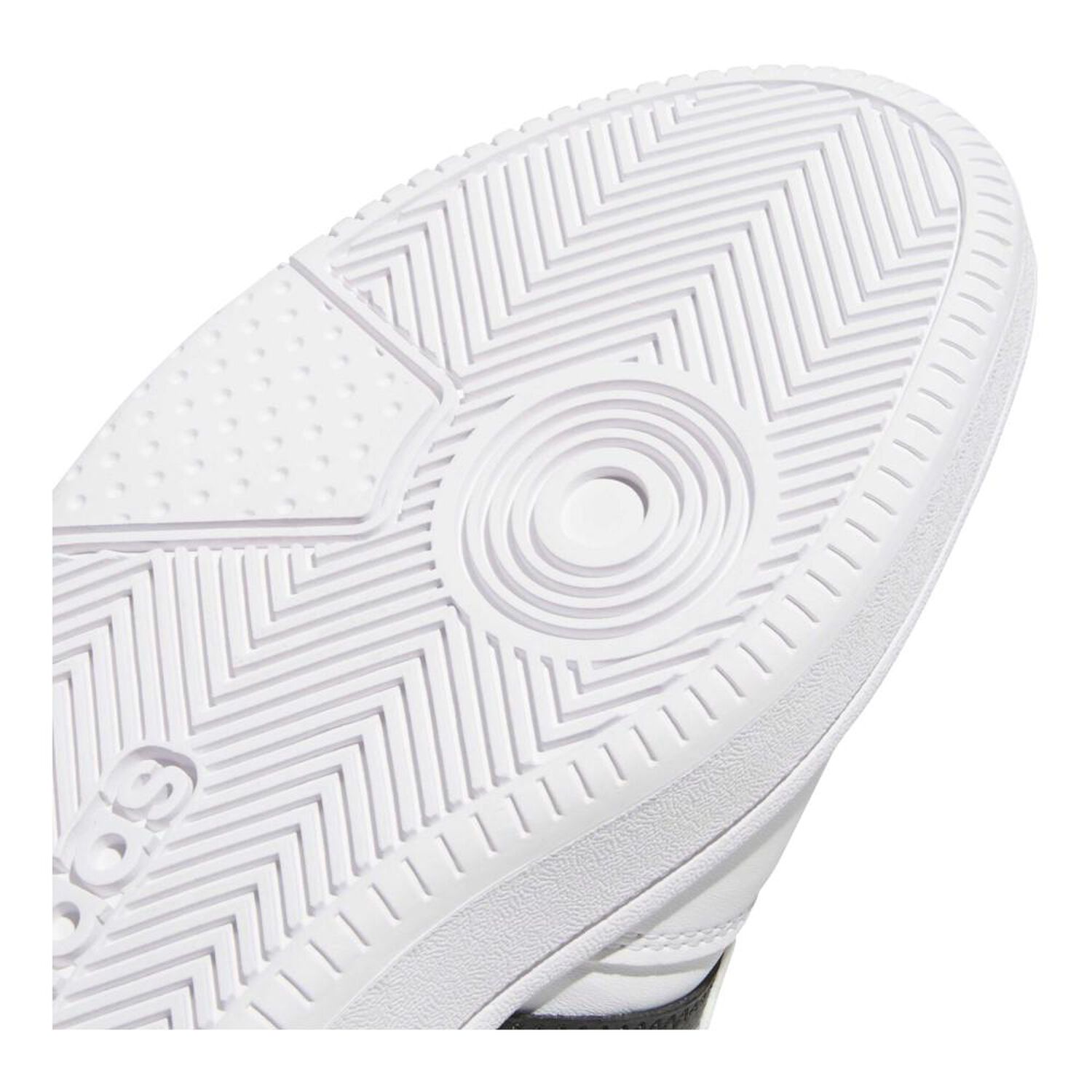 Zapatilla Basketball Unisex Adidas Hoops Mid Classic Blanco image number 7.0