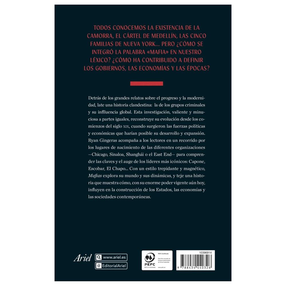 Mafias (tapa R&uacute;stica) - Ryan Gingeras | Libro image number 1.0