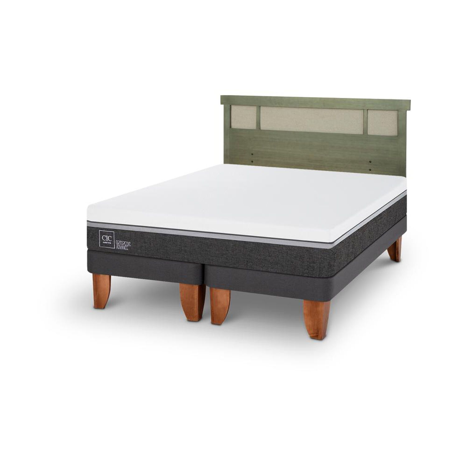 Cama Europea Cic Ortopedic Advance / King / Base Dividida + Respaldo image number 5.0