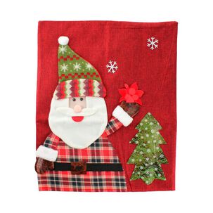 Funda De Silla Navidad Casaideal Cubre 3d / 45x56 Cm 