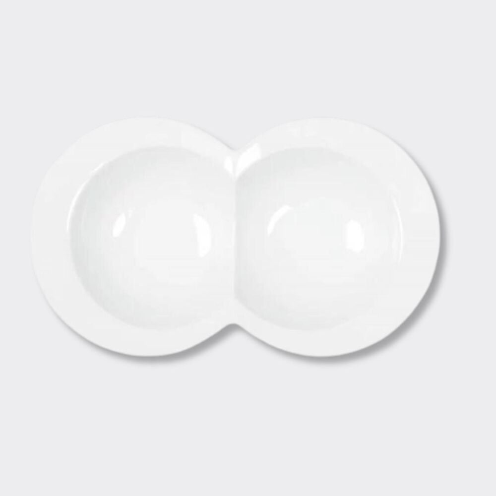 Bandeja De Cerámica Doble Para Servir image number 0.0