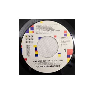 Gavin Christopher - One Step Closer To You | 7" Single Vinilo Usado