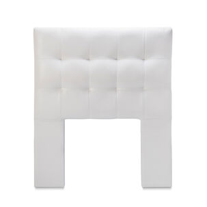Respaldo Alicante Con Patas Pu 1 Plaza Blanco