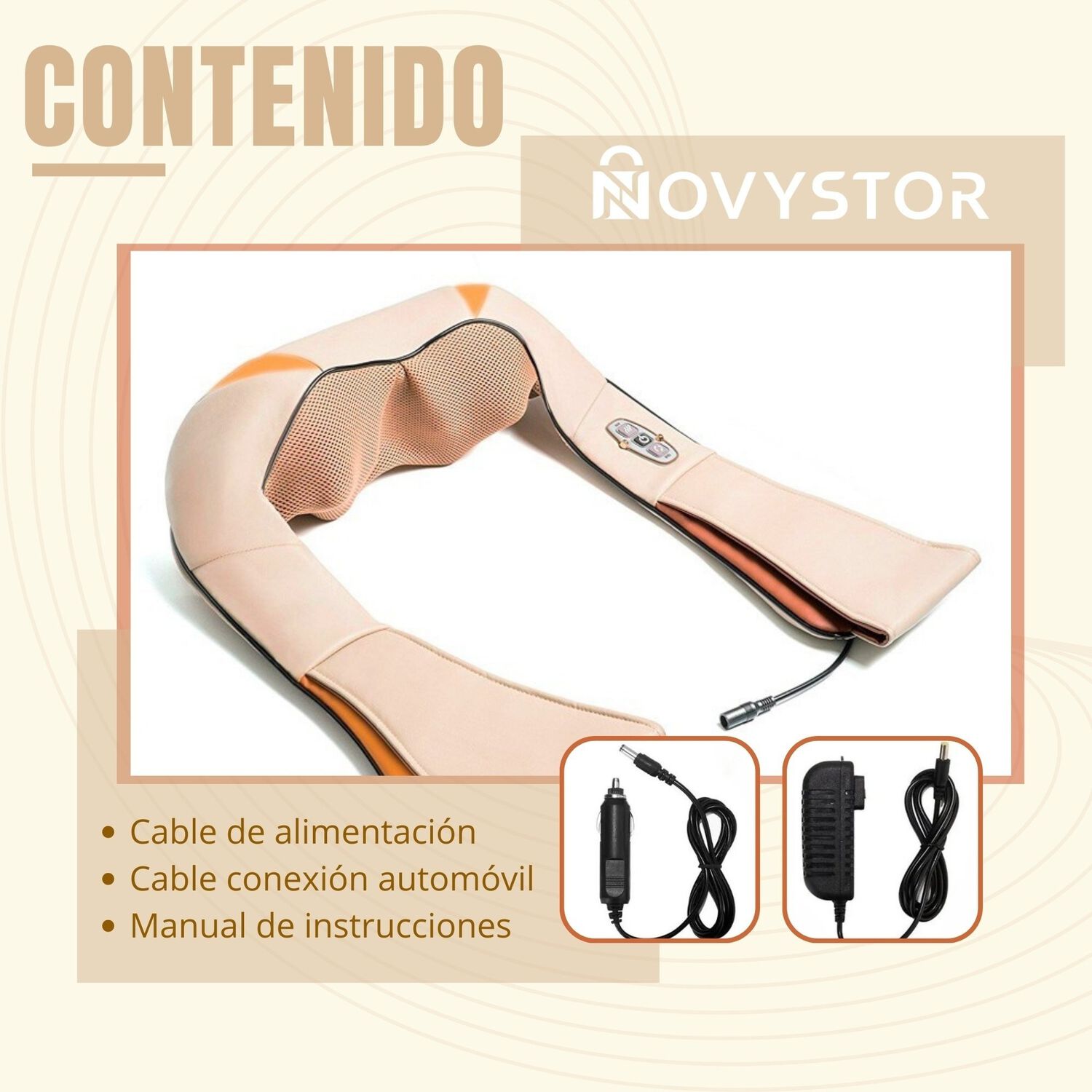 Masajeador Profesional De Espalda Hombro Cuello Relajaci&oacute;n image number 4.0