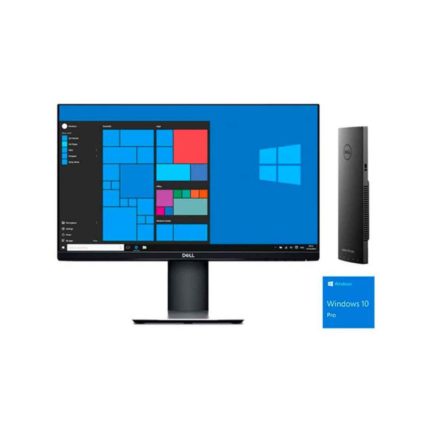 Kit Monitor + Pc Dell Optiplex 7070 Sff (i7-8va 16gb 256gb Ssd) Reacondicionado Grado A image number 0.0