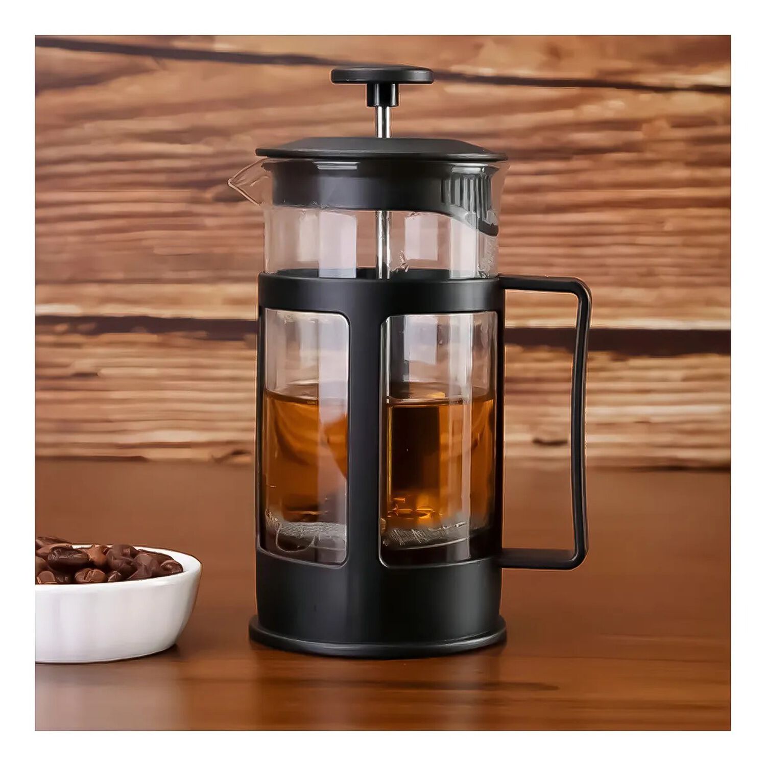 Prensa Francesa Cafetera Manual 600 Ml Glass image number 2.0