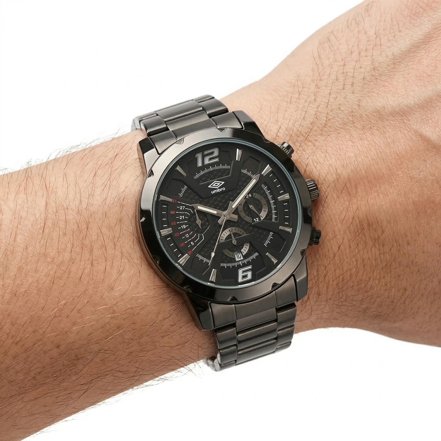 Reloj An&aacute;logo Hombre Umbro Plus Negro Umbp-1500-81 image number 3.0