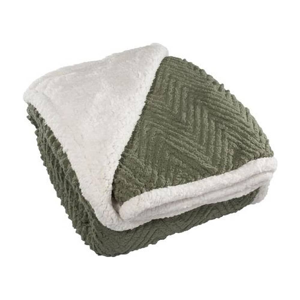 Frazada Andes Chiporro Espiga Verde 1.5 Plaza image number 2.0