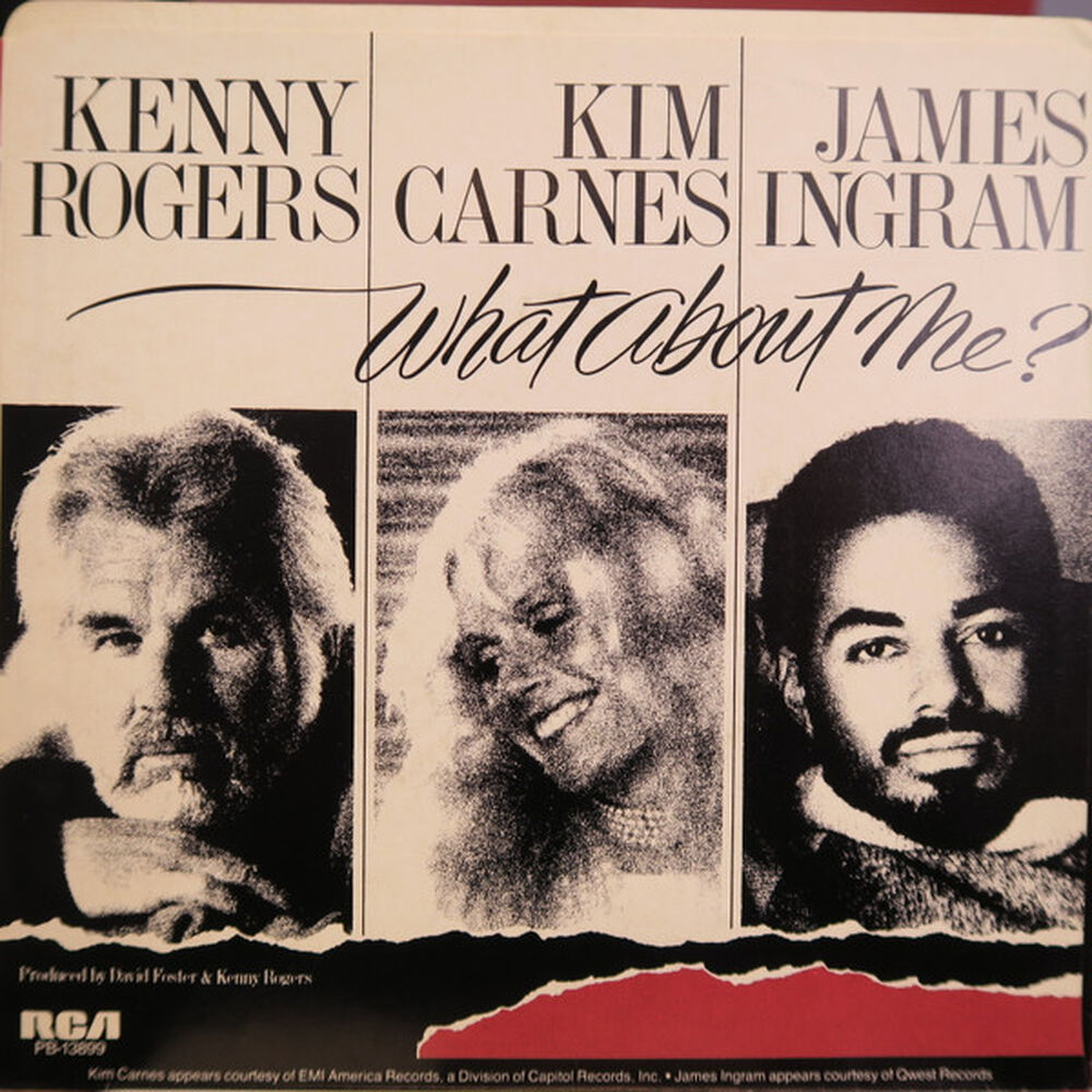 Kenny Rogers, Kim Carnes Ft. James Ingram - What About Me? | 7" Single Vinilo Usado image number 1.0