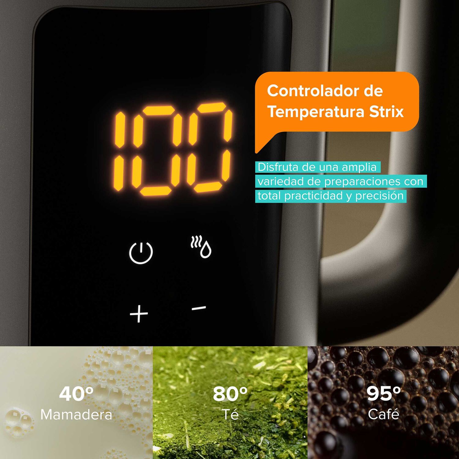 Hervidor El&eacute;ctrico 1,7l Panel Digital Mek60 image number 4.0