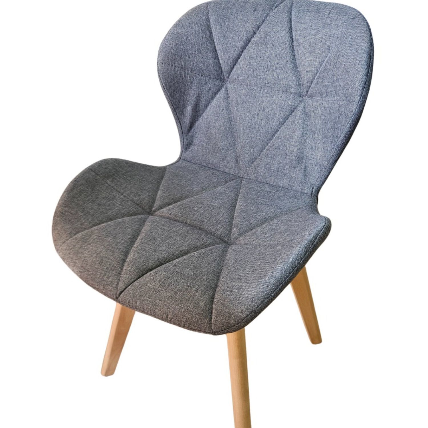 Pack 6 Sillas Mariposa Wood Lino Gris image number 3.0