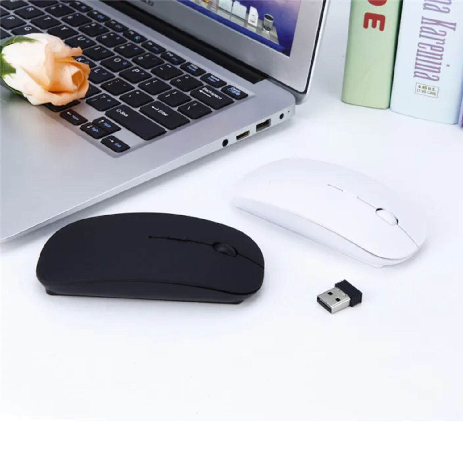 Mouse Optico Inal&aacute;mbrico Slim Dpi Ajustable image number 3.0