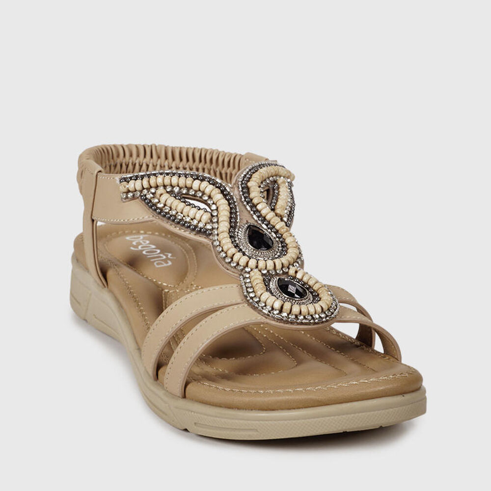 Sandalia Tahiel Beige image number 2.0
