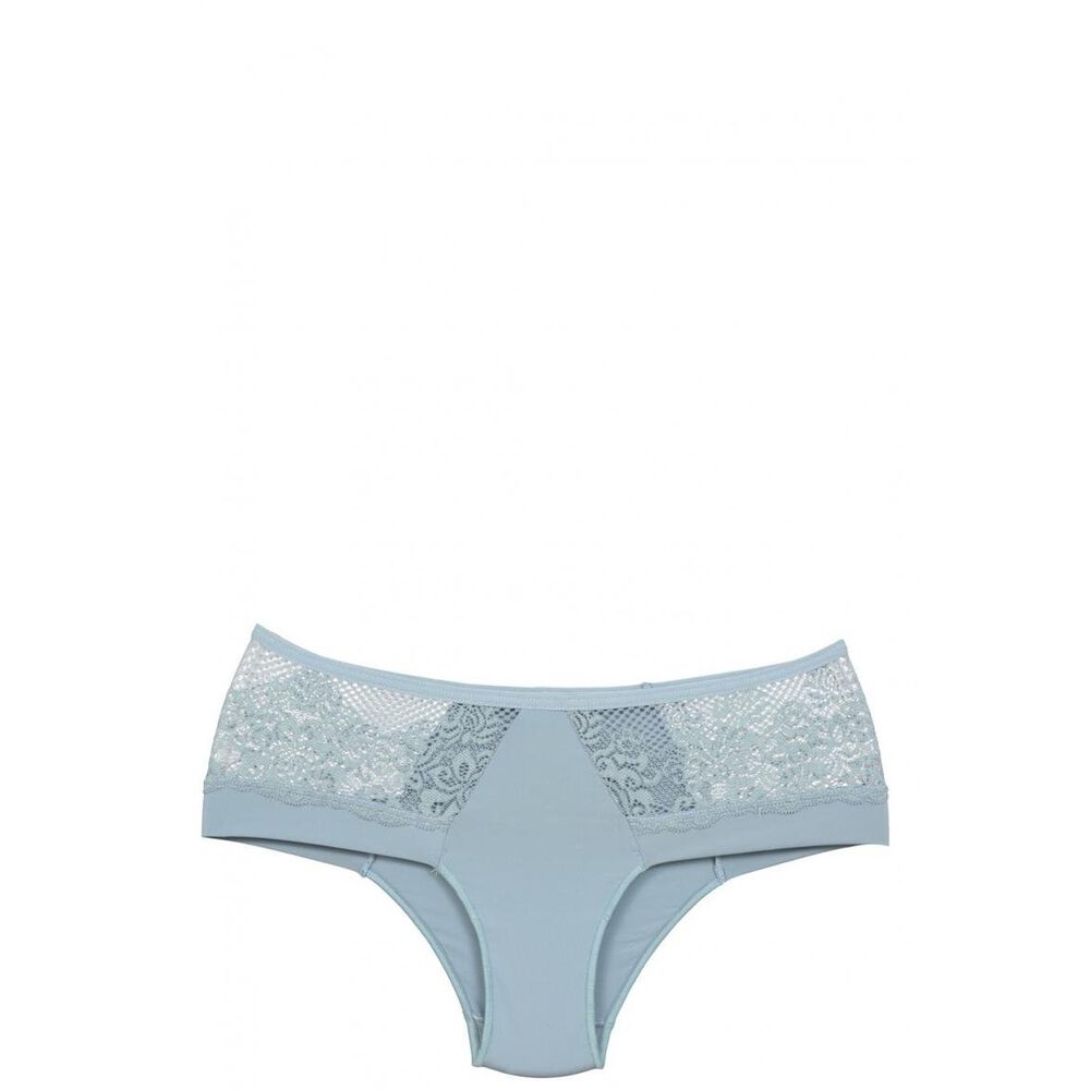 Bikini Microfibra Encaje Celeste 2rios image number 0.0