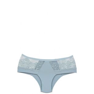 Bikini Microfibra Encaje Celeste 2rios