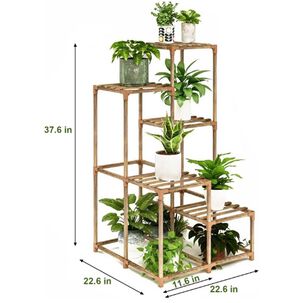 Estante Para Macetas Soporte De Plantas Huerto Decorativo