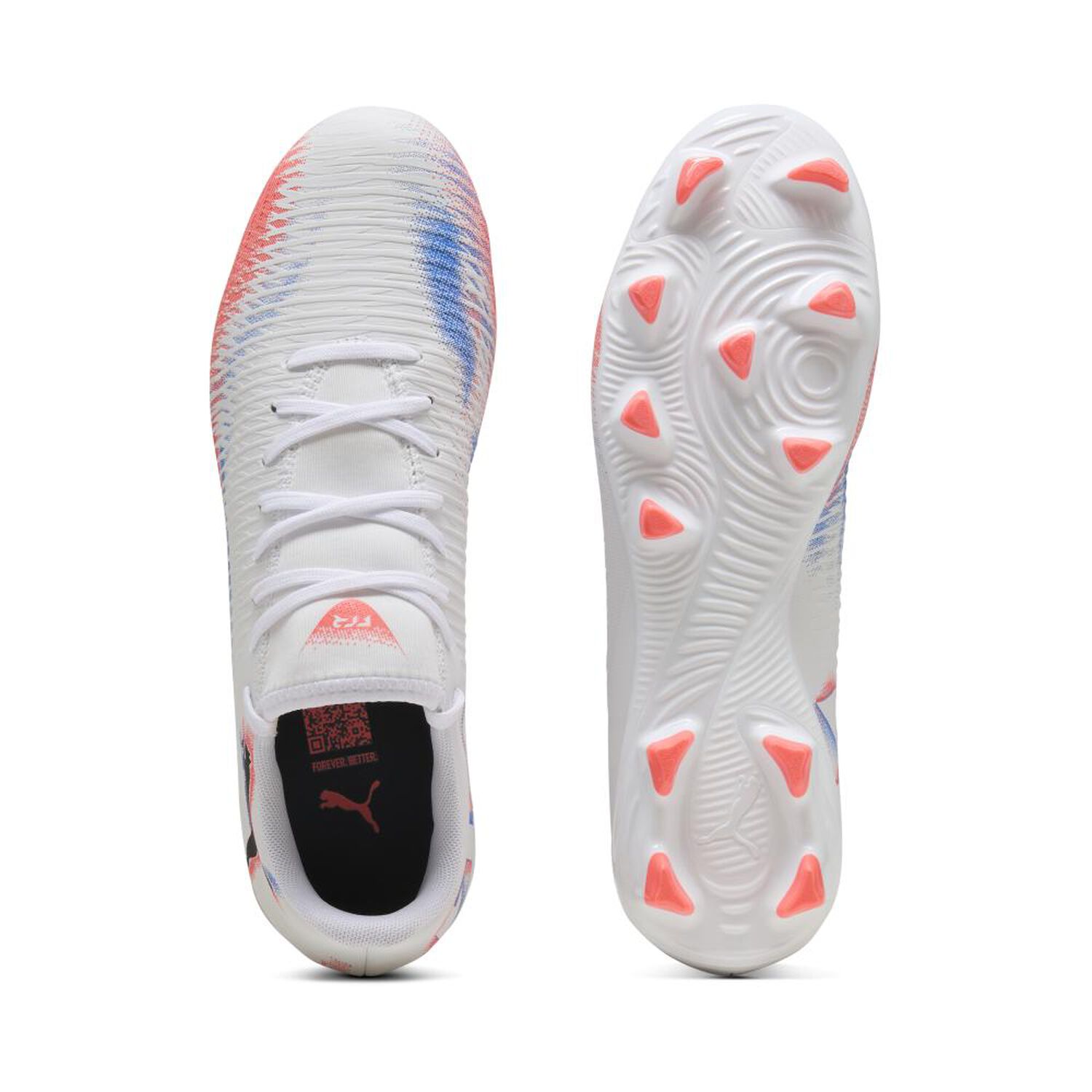 Zapatilla F&uacute;tbol Hombre Puma Future Blanca image number 3.0