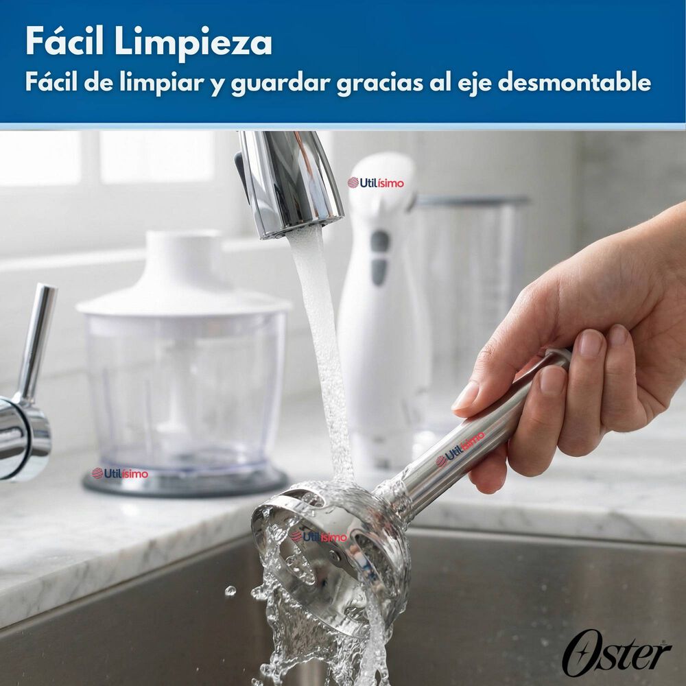 Batidora De Inmersi&oacute;n Oster Con Accesorios 2616 Versi&oacute;n 2026 image number 8.0