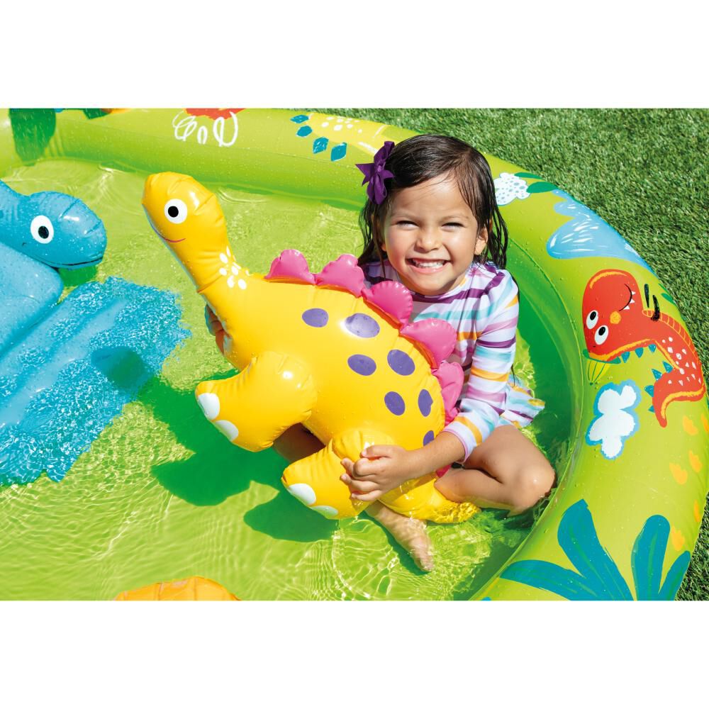 Piscina Ovalada Inflable Dinosaurio Intex 191x152x58 Cm / 143 Litros image number 3.0