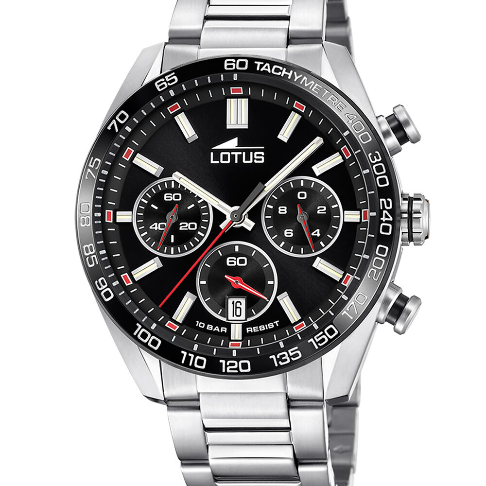 Reloj 18916/6 Lotus Negro Hombre Chrono image number 0.0