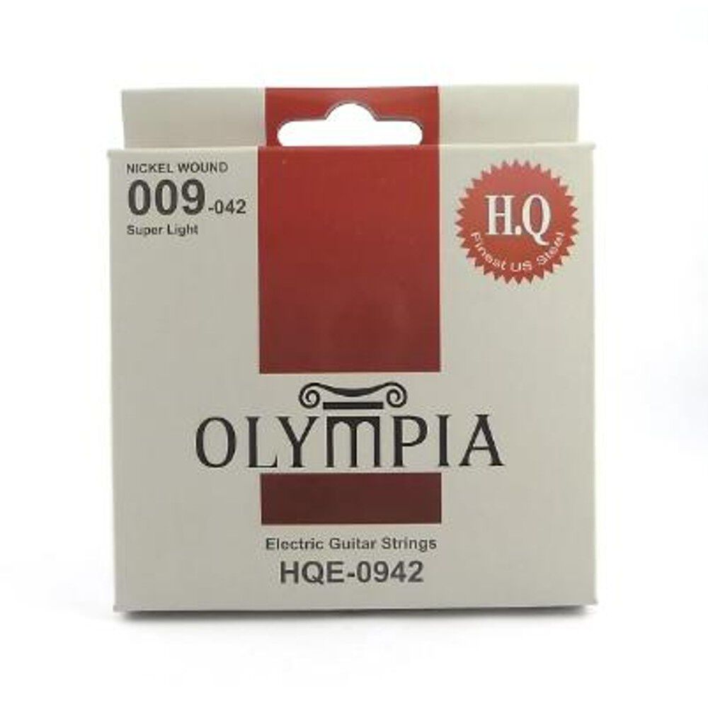 Set Guitarra El&eacute;ctrica Super-light 9-42 Hqe-0942 Olympia image number 0.0