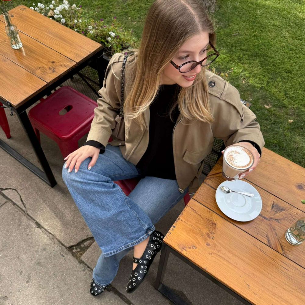 Ballerina Mujer Negro Casual Chalada Miunew-21 image number 5.0