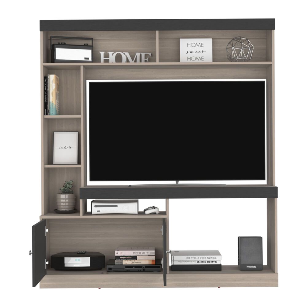 Estante Tv 65" 180,6x180x30,3 Cm 2 Puertas image number 1.0