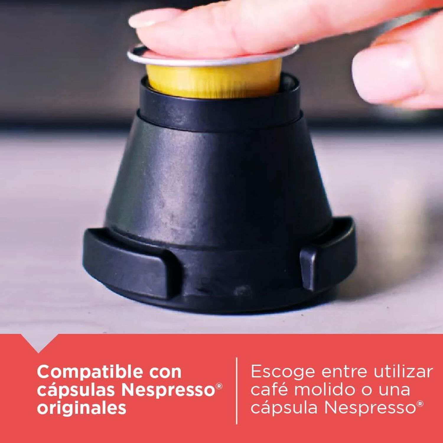 Cafetera Espresso 20 Bares Capsulas-caf&eacute; Molido Black+decker image number 4.0