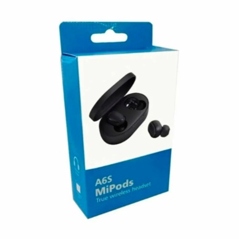 Audífonos Inalámbricos Mipods A6s Headset Color Negro image number 2.0