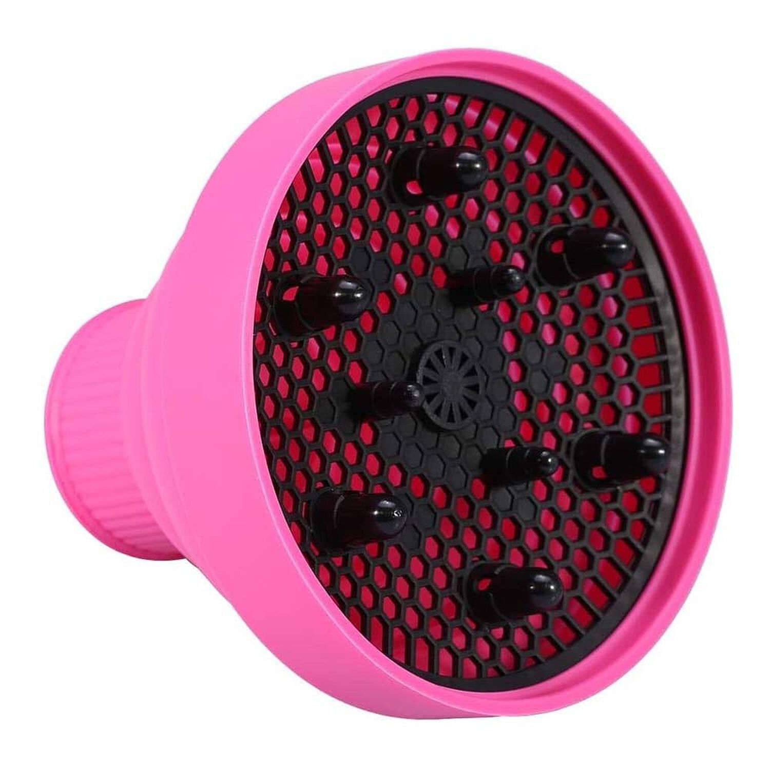 Difusor Para Secador De Cabello De Silicona Plegable Rosa image number 0.0
