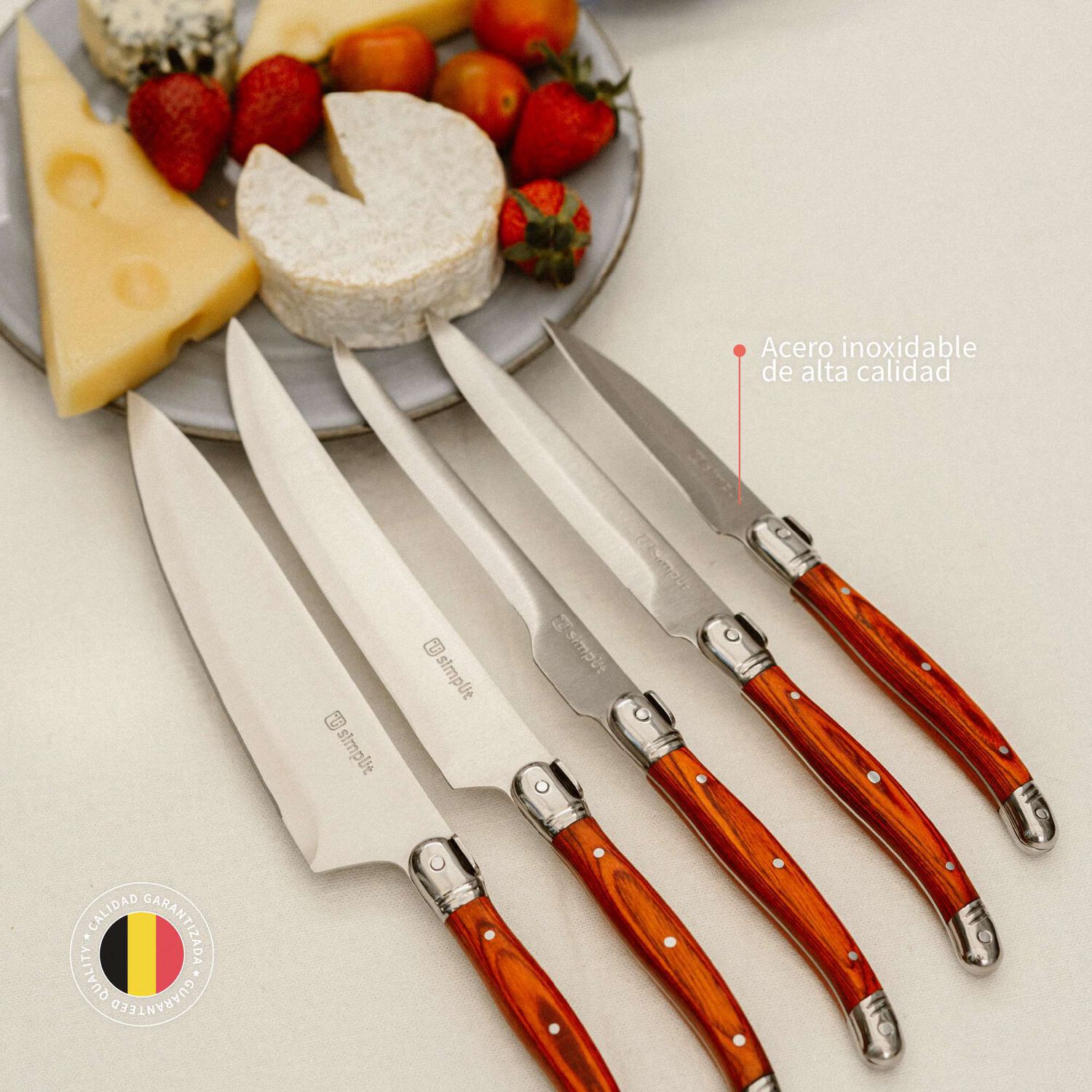 Set Cuchillos 5 Pcs Marsella Acero Inoxidable Simplit image number 2.0