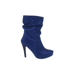Bota Vilma Azul Cuero Pao Pecados