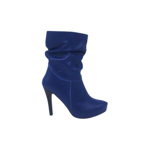 Bota Vilma Azul Cuero Pao Pecados