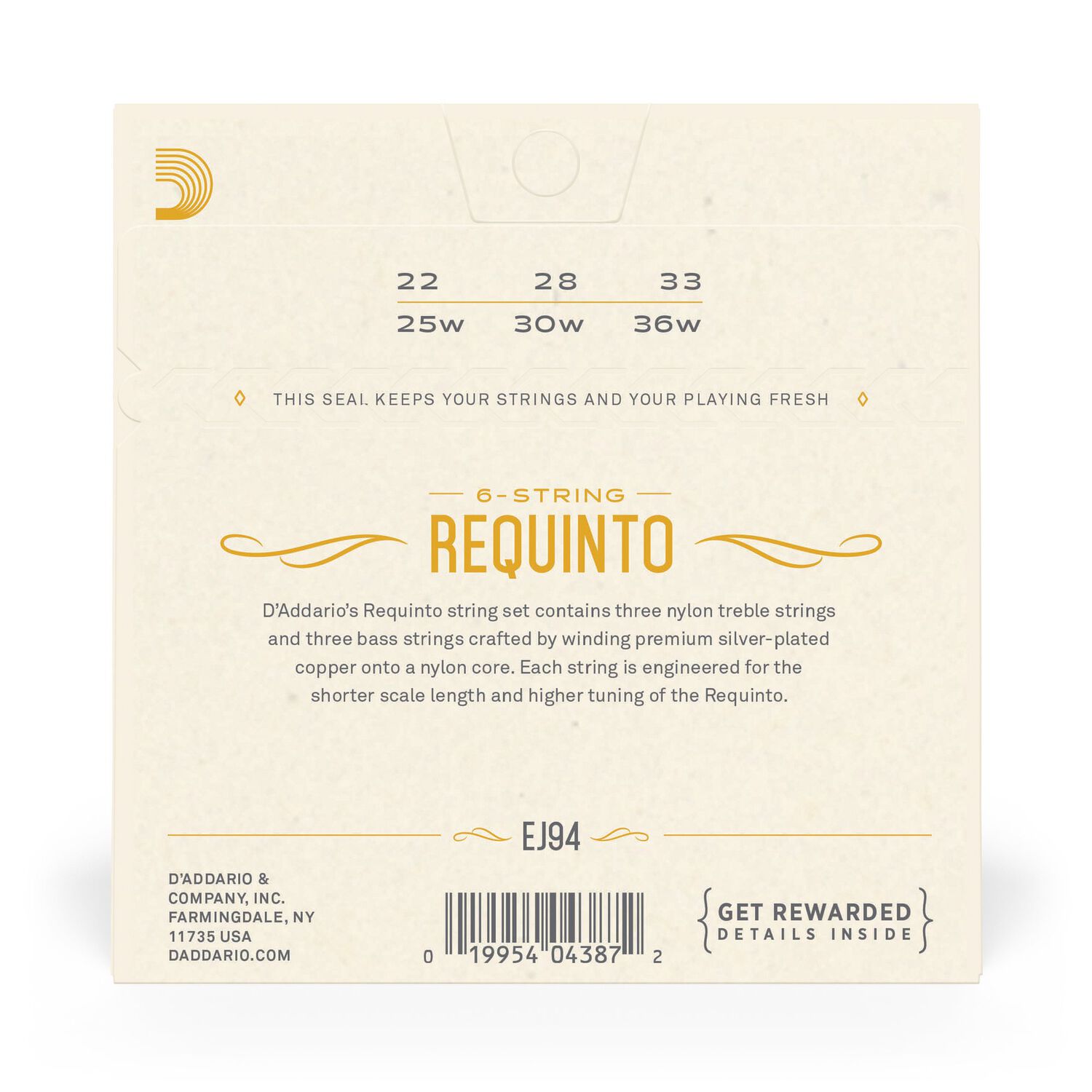 Set De Cuerdas Requinto Ej94 Daddario image number 2.0