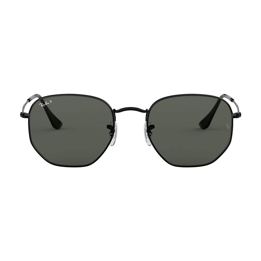 Lentes De Sol Hexagonal Negro Polarizados Ray-ban image number 0.0
