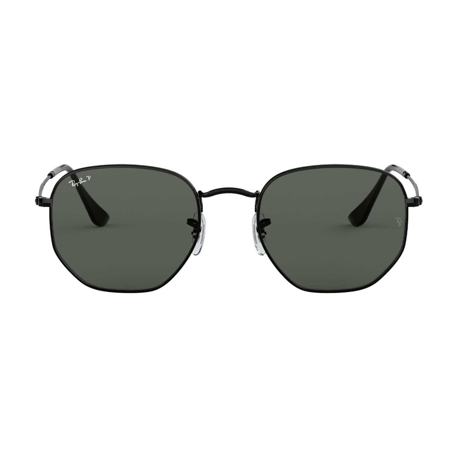 Lentes De Sol Hexagonal Negro Polarizados Ray-ban image number 0.0