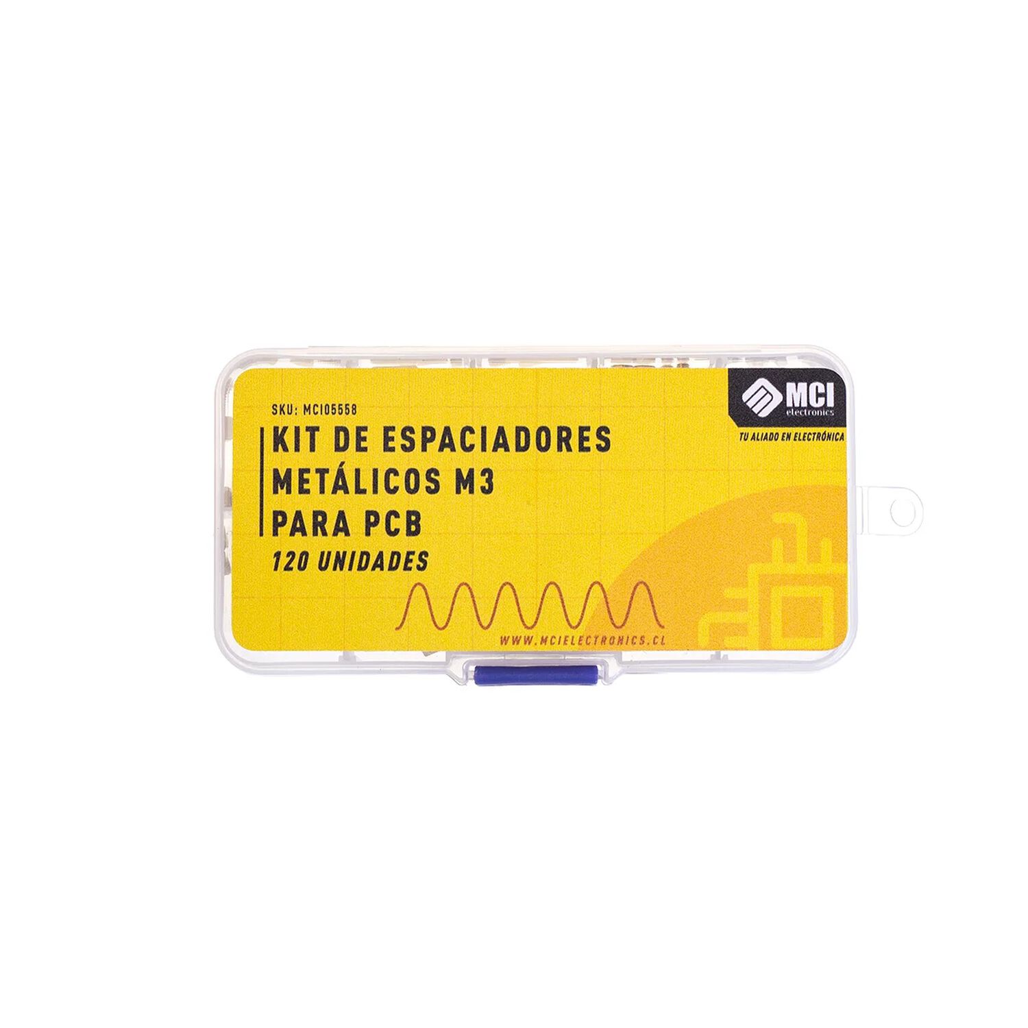 Kit De Espaciadores Metalicos M3 Para Pcb 120 Unidades image number 2.0