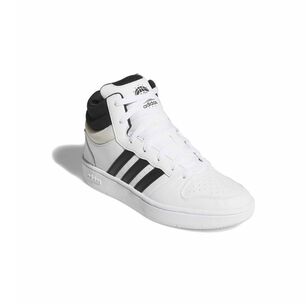 Zapatilla Basketball Unisex Adidas Hoops Mid Classic Blanco