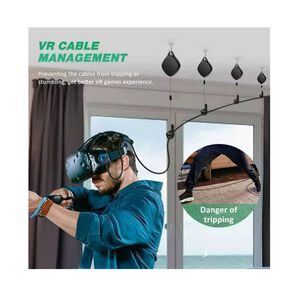 Organizador De Cable Para Lente Oculus Vr Con Polea Firme